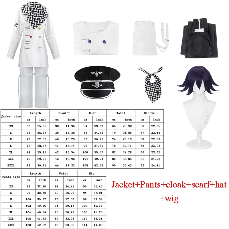 Danganronpa Dangan Ronpa V3: Killing Harmony Kokichi Oma Female Cosplay Costume
